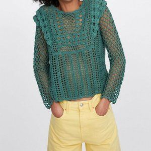 Zara Crochet Sweater